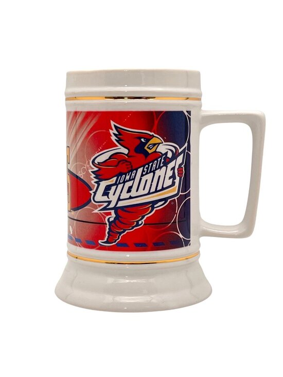 The Encore Group Other - Iowa State Cyclones Ceramic Beer Stein 6" Collegiate Licensed 2003 Gold Trim